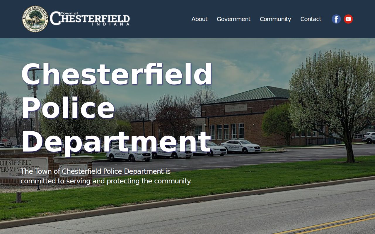 Official Chesterfield Police Department contact information